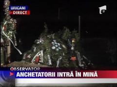 Anchetatorii intra in Mina Uricani