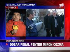 Inca un dosar penal pentru Miron Cozma