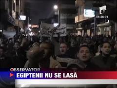 Egiptenii nu renunta la proteste