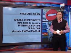 Restrictii de trafic in Capitala