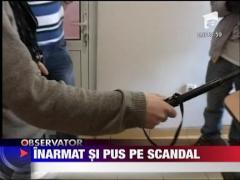 Sofer inarmat si pus pe scandal in Constanta