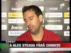 Burdujan a ales Steaua fara conditii