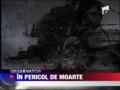 Un bloc din centrul Constantei arata ca dupa bombardament!