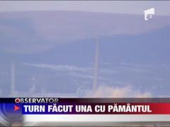 Turn inalt de 204 metri, dinamitat in Dej