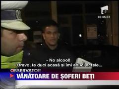 Vanatoare de soferi beti in Cluj