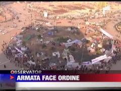 Armata face ordine in Egipt