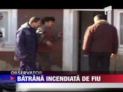 Update: Batrana ucisa in bataie chiar de fiul sau