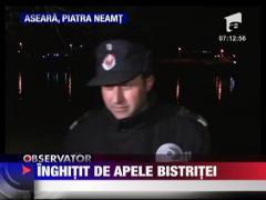 Inghitit de apele Bistritei