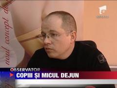 Sanatate: Copii si micul dejun