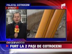 110 metri de cablu de telefonie fixa, furati de langa Guvern