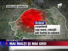 Bustul romancelor s-a marit in ultimii 30 de ani