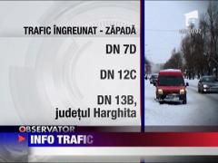 Trafic in conditii de iarna