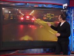 Cel mai norocos pieton din Moscova