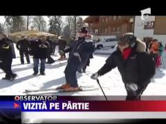 Putin si Medvedev, vizita pe partia din Soci