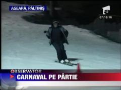 Carnaval nocturn pe partia din Paltinis
