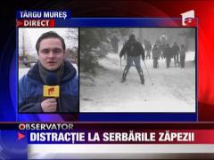 Distractie la serbarile zapezii