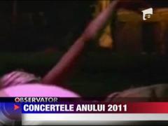 Concertele anului 2011