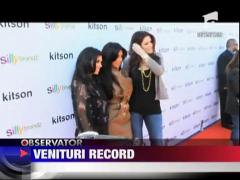 Venituri record pentru familia Kardashian