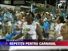 Pregatirile pentru celebrul carnaval de la Rio