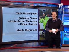 Restrictii de trafic in Capitala