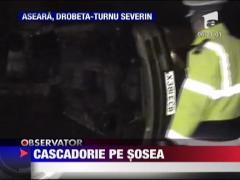 Un tanar s-a rasturnat cu masina in  Drobeta Turnu Severin