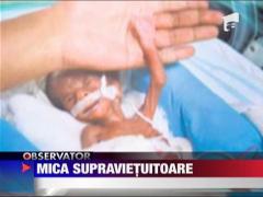 Mica supravietuitoare! La nastere cantarea 495 de grame