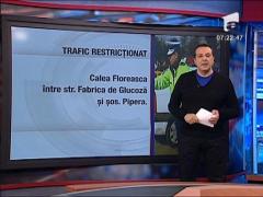 Trafic restrictionat in Bucuresti