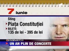 Un an plin de concerte