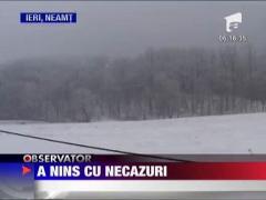 Iarna a transformat drumurile din Romania in adevarate capcane