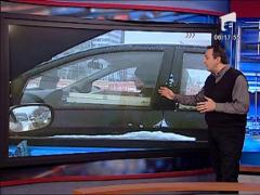 Poza zilei din trafic! Cu scara la volan