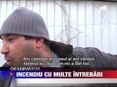 Scandal intre vecini soldat cu flacari uriase