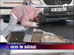 Ucis in bataie chiar in curtea proprie