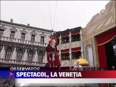 Spectacol la Carnavalul de la Venetia