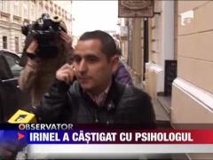 Irinel si-a castigat fetita cu ajutorul psihologului