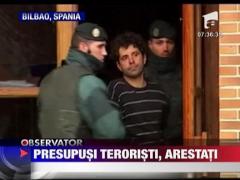 Politia spaniola a arestat patru presupusi membri ai gruparii teroriste ETA