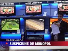 Suspiciune de monopol pe piata de cablu TV