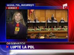 Liderii PDL s-au certat ca la usa cortului