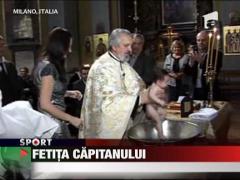 Chivu a muncit la botezul fiicei lui