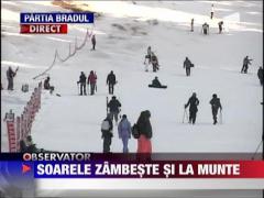 Soarele zambeste si la munte