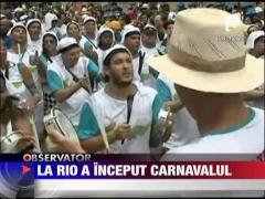 La Rio de Janeiro a inceput carnavalul