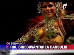 Explozie de culoare si ritmuri ametitoare pe strazile din Rio de Janeiro