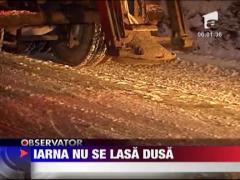 Ninsoarea le-a dat batai de cap soferilor