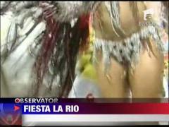 Pe strazile de la Rio a inceput fiesta