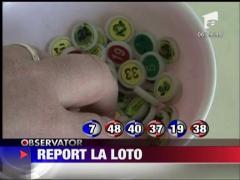 Report de peste 6 milioane de euro la Loto 6/49