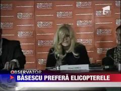 Basescu prefera Romania... din elicopter