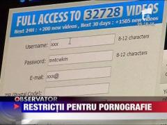 Site-urile pornografice vor fi restrictionate