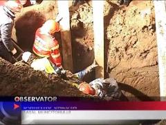 Muncitor salvat dupa 7 ore de chin la Giurgiu