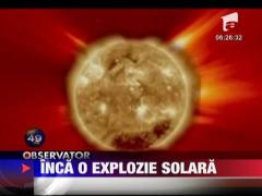 O noua explozie solara ameninta sistemele de telecomunicatii