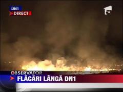 Incendiu puternic DN1