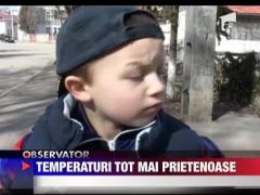 Primul weekend cu temperaturi de primavara